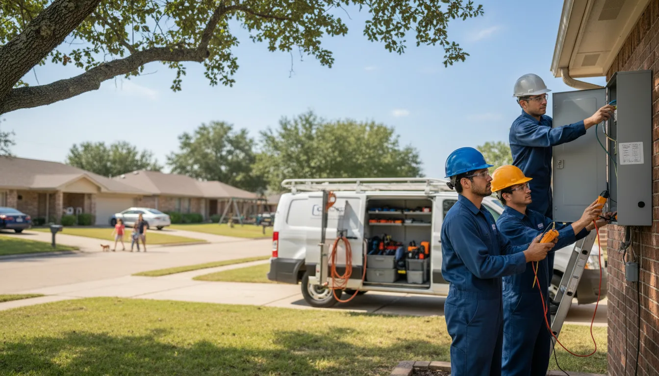 Certified electrician providing emergency electrical services in Fordyce, AR